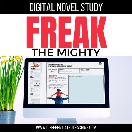 Freak the Mighty Novel Study - Differentiated Teaching with Rebecca Davies