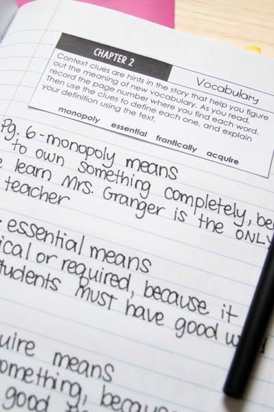 Frindle Novel Study - Differentiated Teaching with Rebecca Davies