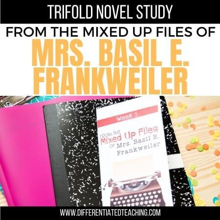 From the Mixed-Up Files of Mrs. Basil E. Frankweiler Novel Study - Differentiated Teaching with Rebecca Davies