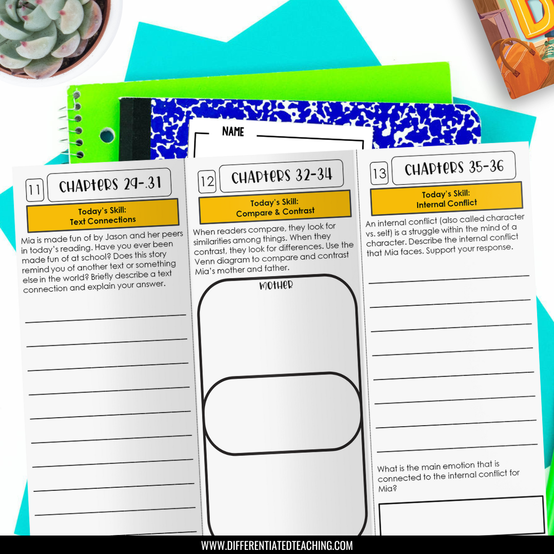 Front Desk Novel Study Unit - Differentiated Teaching with Rebecca Davies