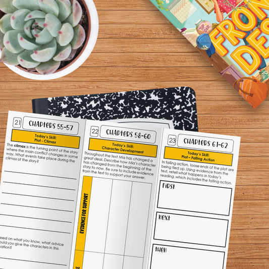 Front Desk Novel Study Unit - Differentiated Teaching with Rebecca Davies