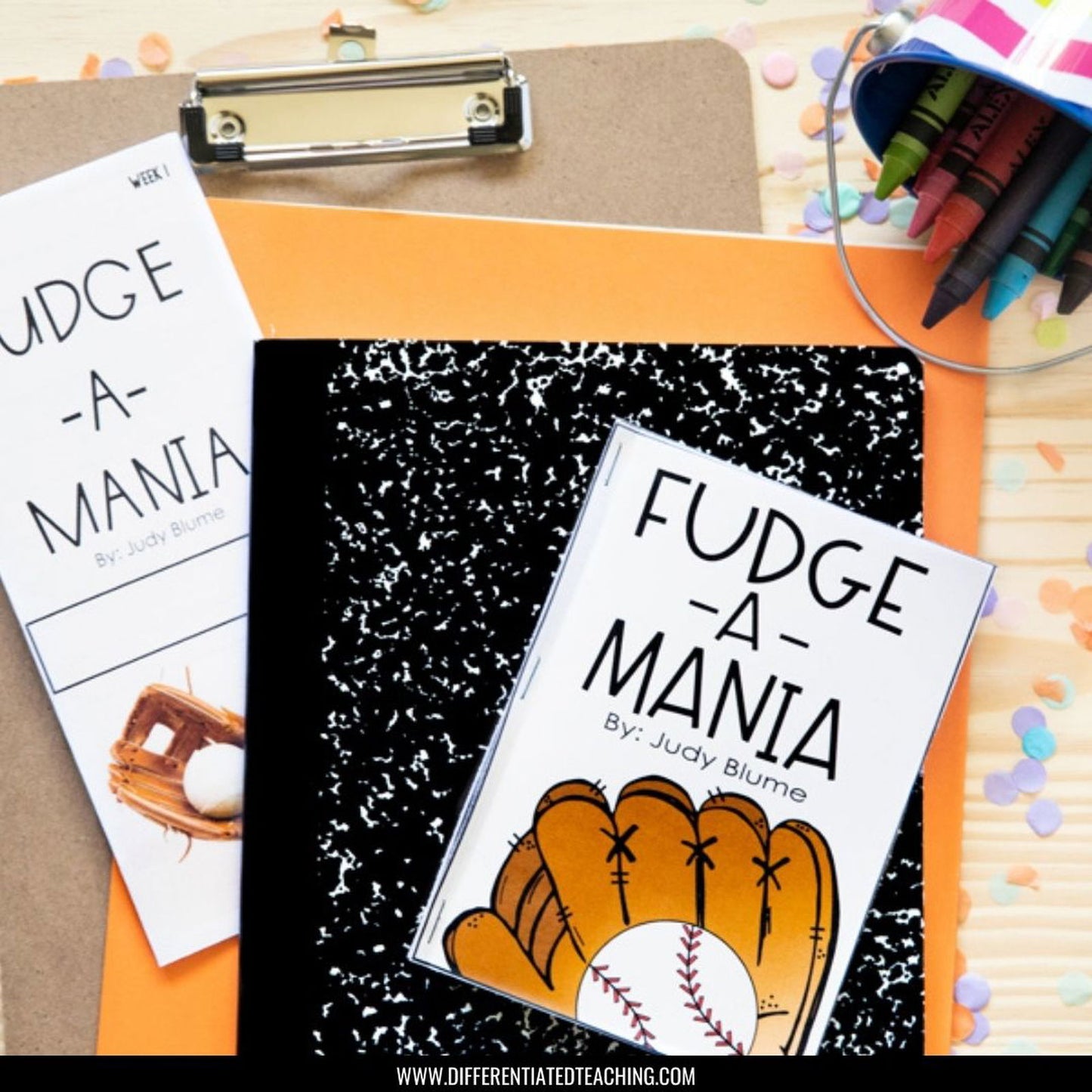 Fudge-a-mania Novel Study: Reading Response Prompts & Vocabulary Activities - Differentiated Teaching with Rebecca Davies