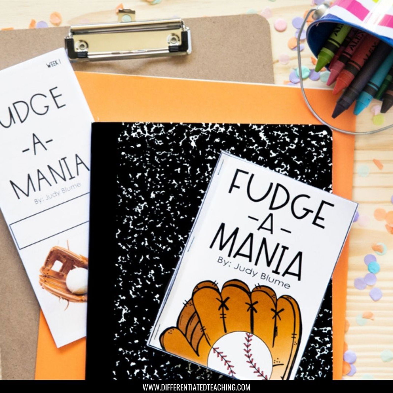 Fudge-a-mania Novel Study: Reading Response Prompts & Vocabulary Activities - Differentiated Teaching with Rebecca Davies