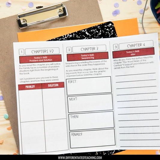 Fudge-a-mania Novel Study: Reading Response Prompts & Vocabulary Activities - Differentiated Teaching with Rebecca Davies