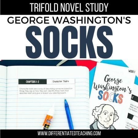 George Washington's Socks Novel Study - Differentiated Teaching with Rebecca Davies
