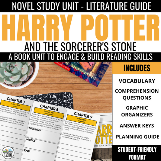 Harry Potter & the Sorcerer's Stone Novel Study - Differentiated Teaching with Rebecca Davies