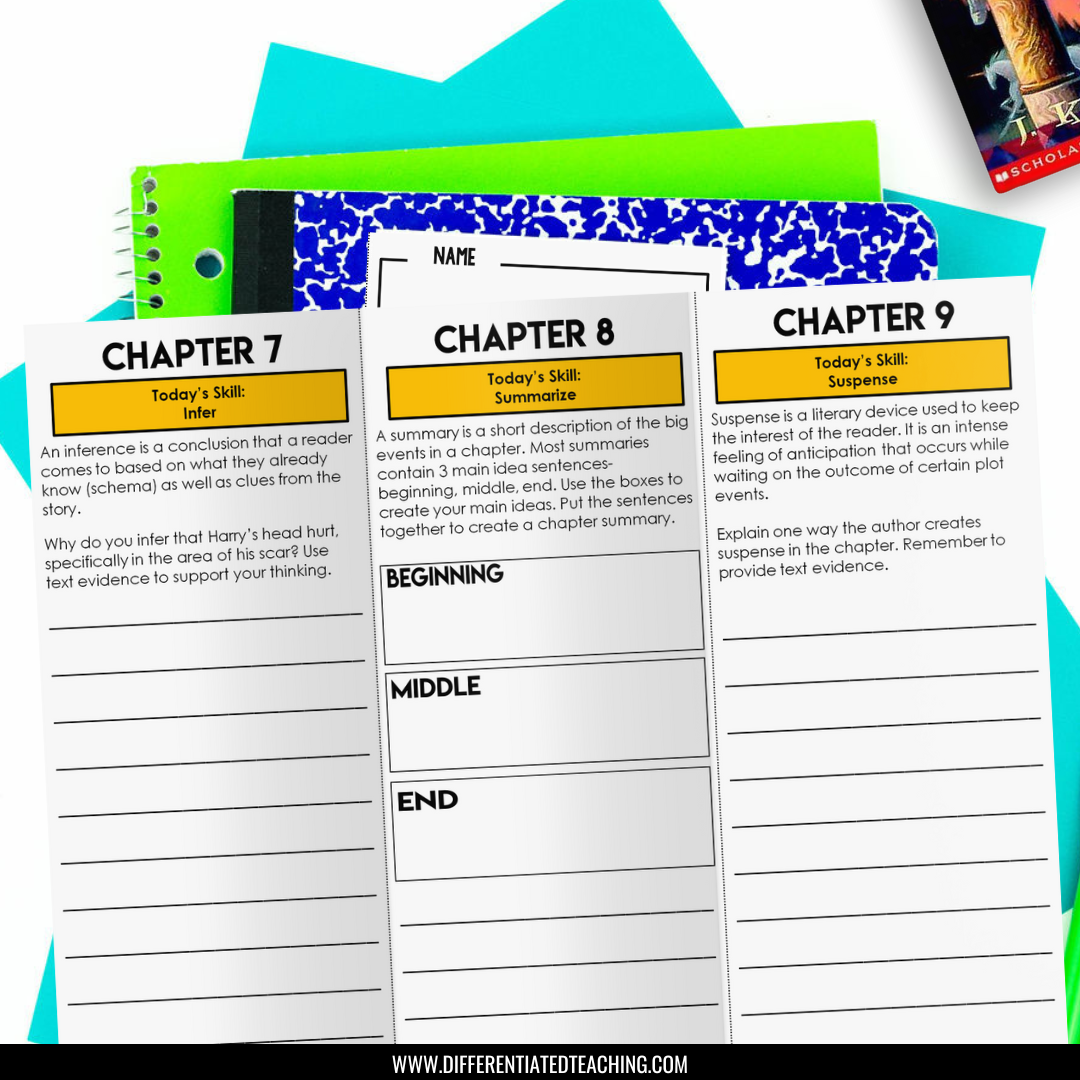 Harry Potter & the Sorcerer's Stone Novel Study - Differentiated Teaching with Rebecca Davies