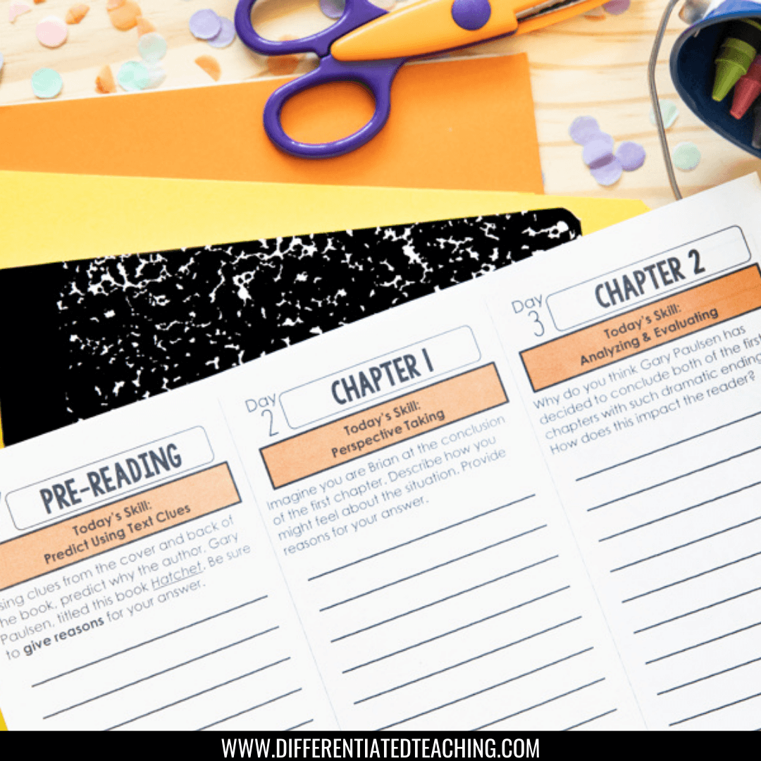 Hatchet Novel Study Unit - Differentiated Teaching with Rebecca Davies