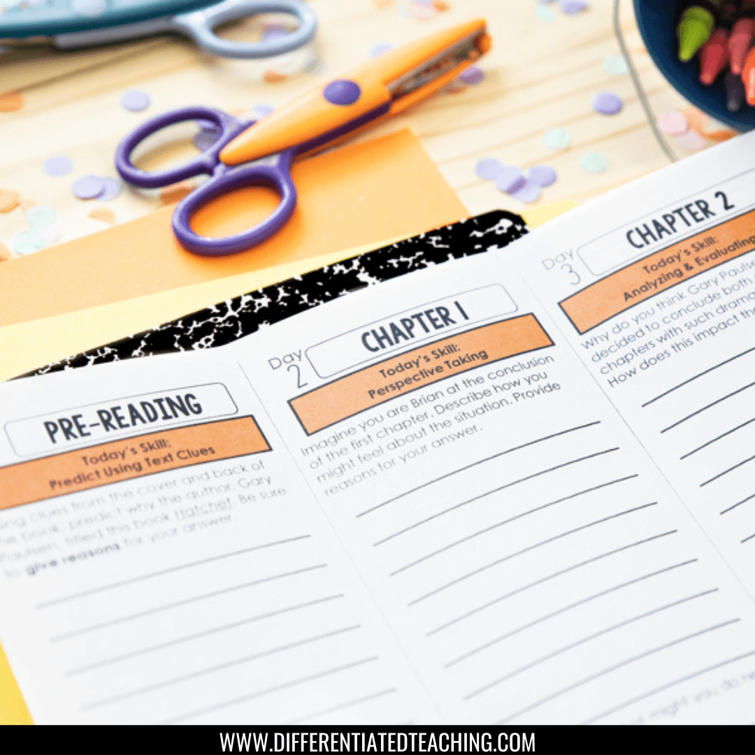 Hatchet Novel Study Unit - Differentiated Teaching with Rebecca Davies