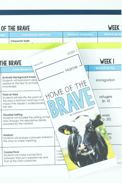 Home of the Brave Novel Study - Differentiated Teaching with Rebecca Davies