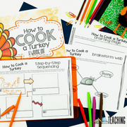 How to Cook a Turkey: November Writing Prompt Activity for Thanksgiving - Differentiated Teaching with Rebecca Davies