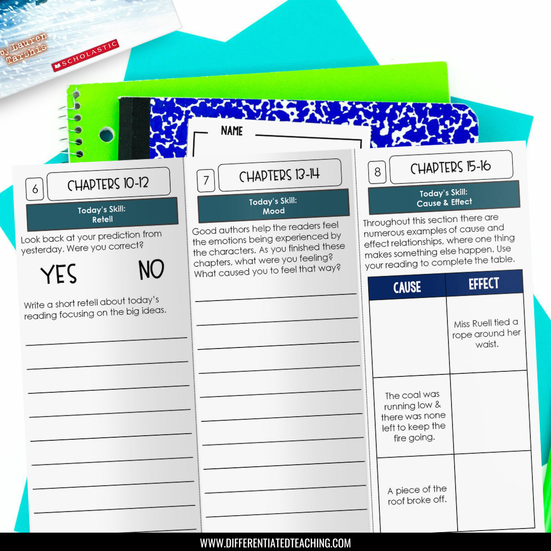 I Survived the Children's Blizzard of 1888 Novel Study - Differentiated Teaching with Rebecca Davies