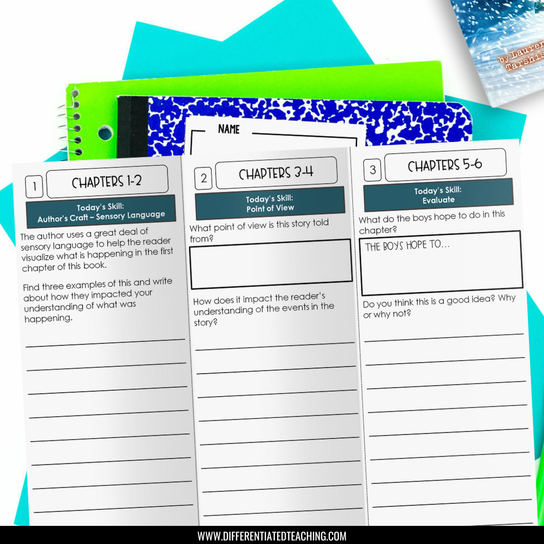 I Survived the Children's Blizzard of 1888 Novel Study - Differentiated Teaching with Rebecca Davies