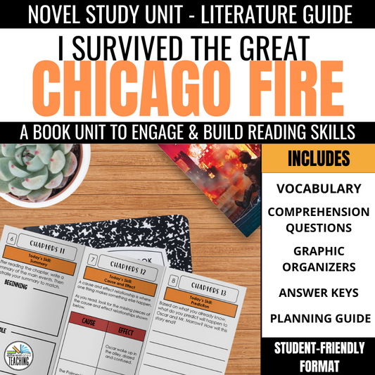 I Survived the Great Chicago Fire Novel Study - Differentiated Teaching with Rebecca Davies