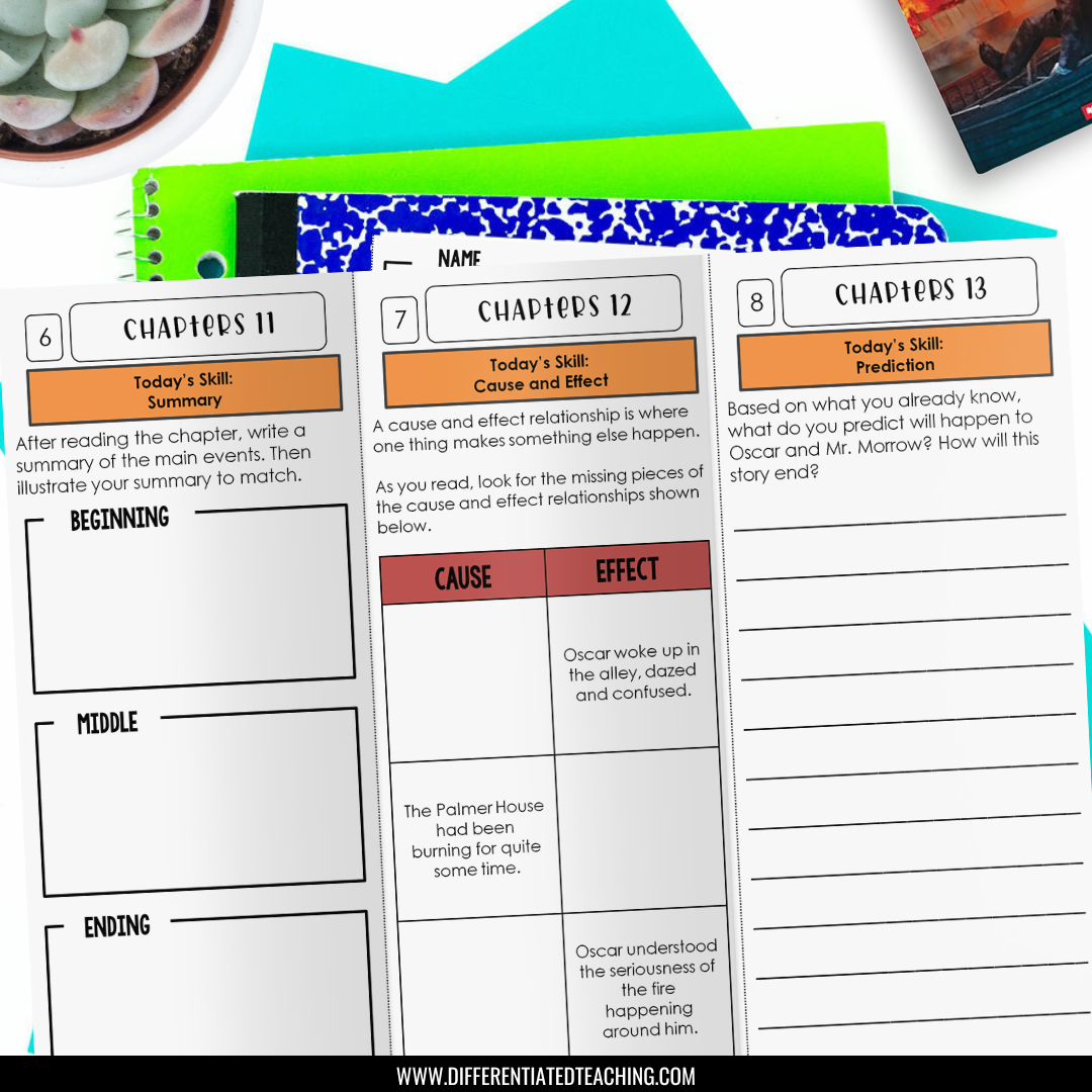 I Survived the Great Chicago Fire Novel Study - Differentiated Teaching with Rebecca Davies