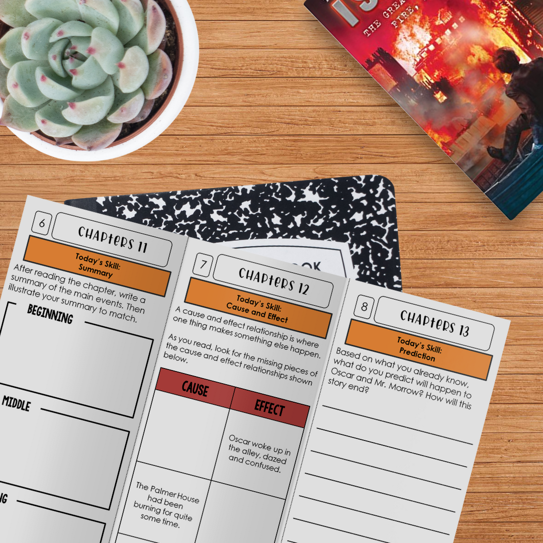 I Survived the Great Chicago Fire Novel Study - Differentiated Teaching with Rebecca Davies