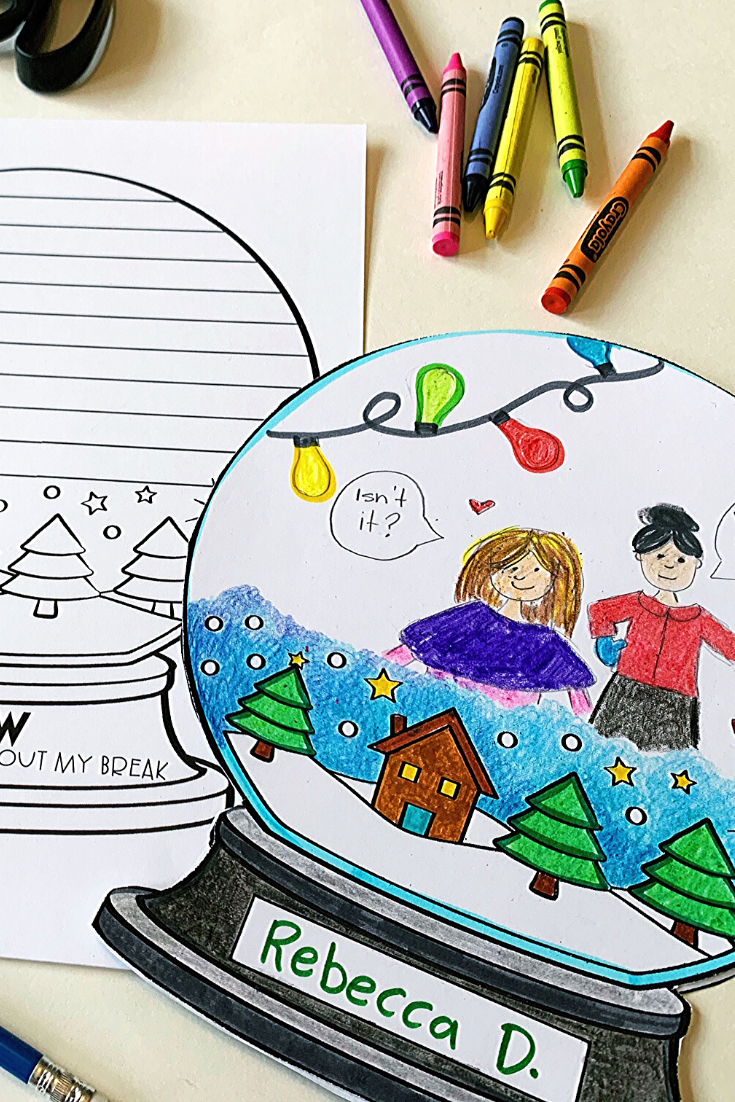 January Writing Craft - Winter Break was SNOW much fun - Differentiated Teaching with Rebecca Davies