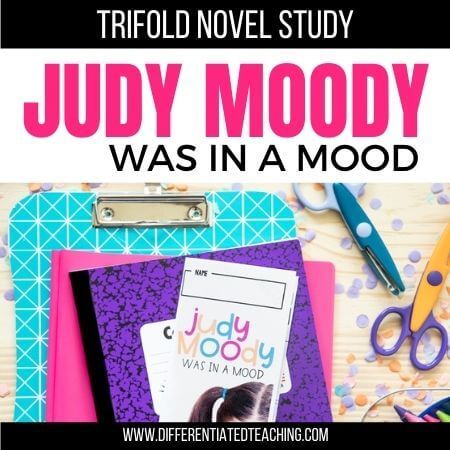 Judy Moody was in a Mood Novel Study | Judy Moody #1 - Differentiated Teaching with Rebecca Davies