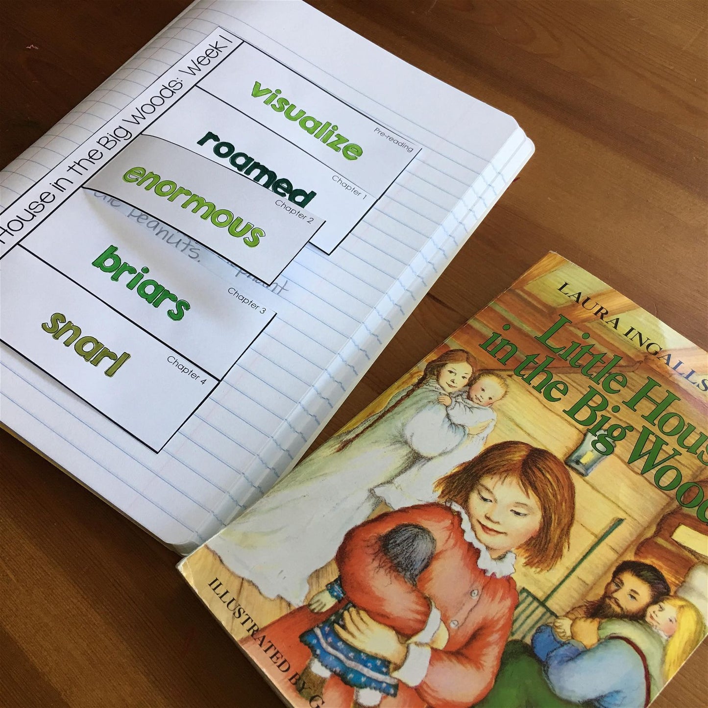 Little House in the Big Woods Novel Study: Comprehension Questions & Vocabulary Activities for Readers - Differentiated Teaching with Rebecca Davies