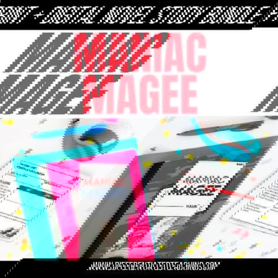 Maniac Magee Novel Study - Differentiated Teaching with Rebecca Davies