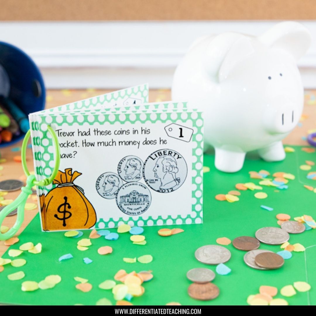 Money Task Cards: Counting Money, Making Change, & Problem Solving - Differentiated Teaching with Rebecca Davies
