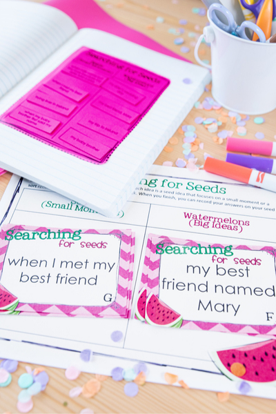 Personal Narrative Writing Supplementary Resources - Differentiated Teaching with Rebecca Davies