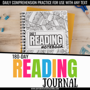 Reading Response Journal: Daily Comprehension Activities for Any Text or Novel - Differentiated Teaching with Rebecca Davies