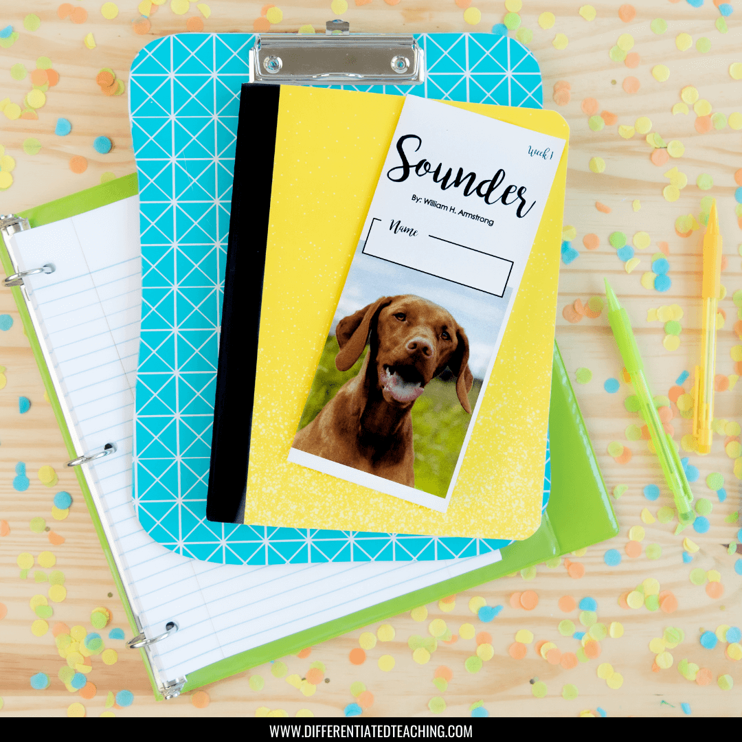 Sounder Novel Study - Differentiated Teaching with Rebecca Davies