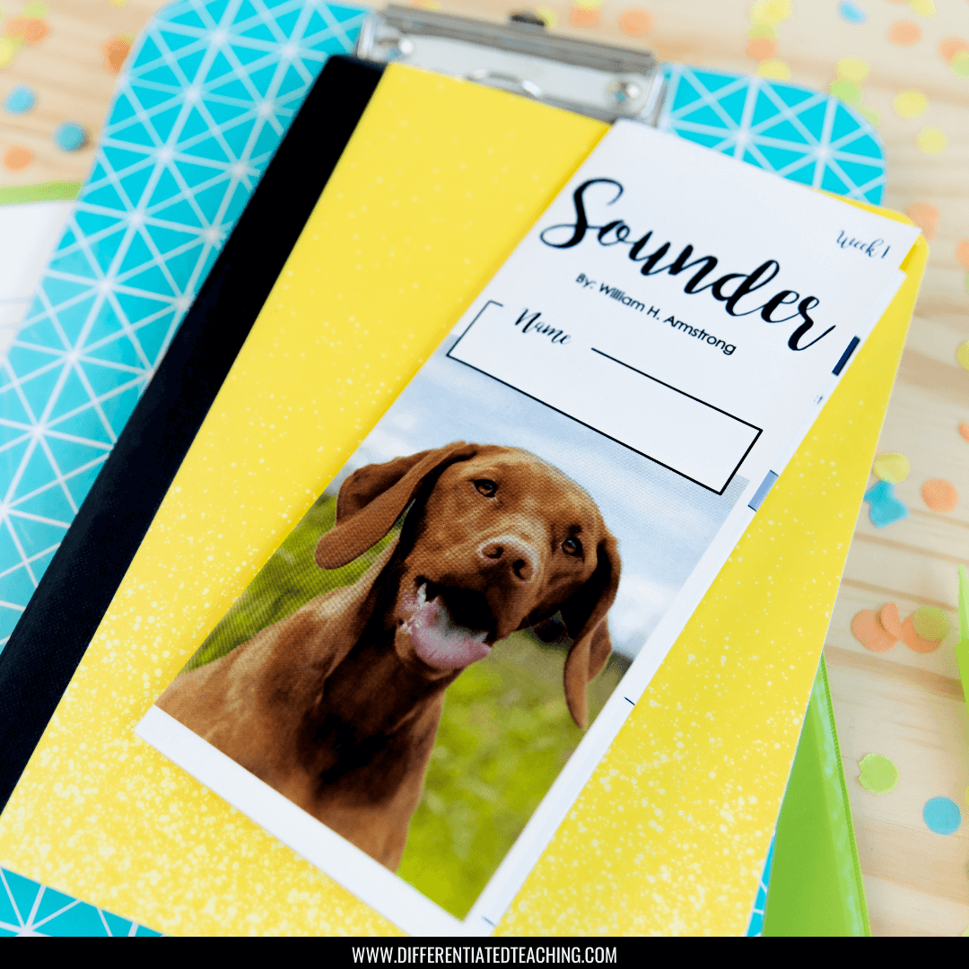 Sounder Novel Study - Differentiated Teaching with Rebecca Davies