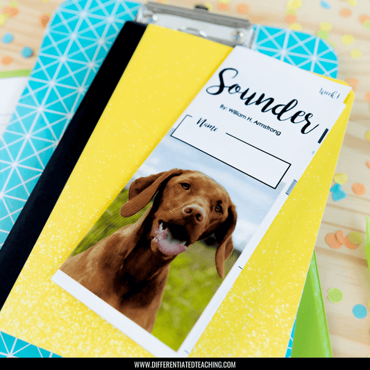 Sounder Novel Study - Differentiated Teaching with Rebecca Davies