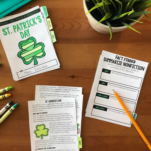 St. Patrick's Day ELA Lesson Plans: Ready-to-use St. Patrick's Day activities - Differentiated Teaching with Rebecca Davies