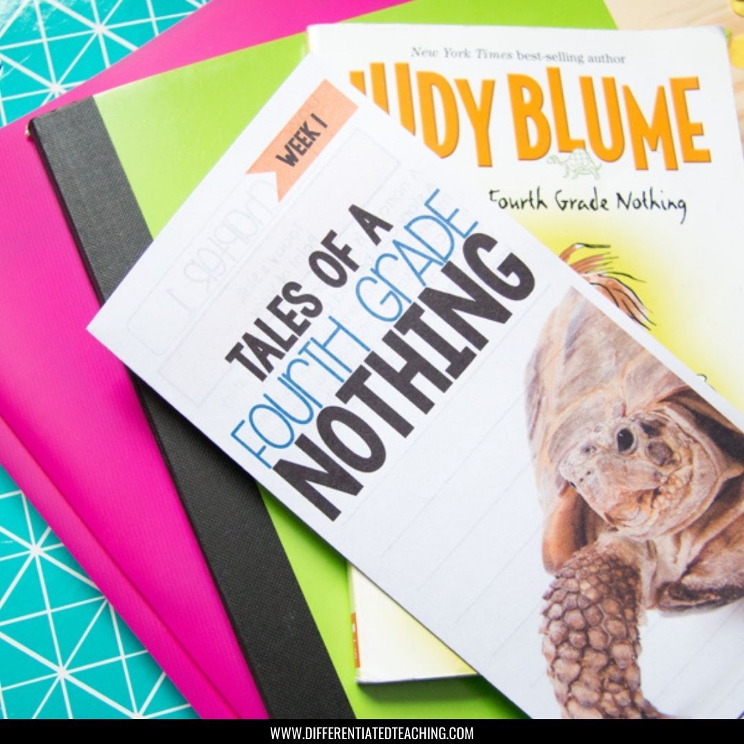 Tales of a Fourth Grade Nothing Novel Study - Differentiated Teaching with Rebecca Davies