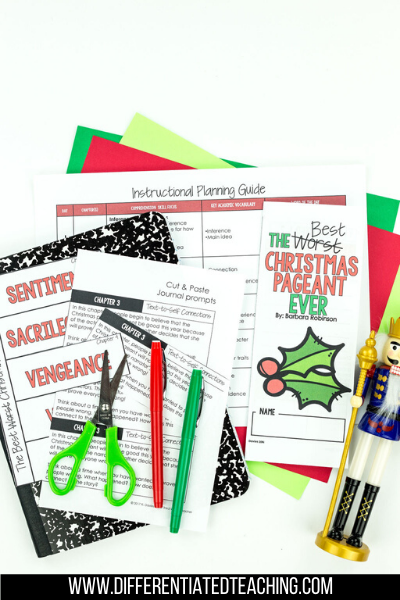 The Best Christmas Pageant Ever Novel Study - Differentiated Teaching with Rebecca Davies