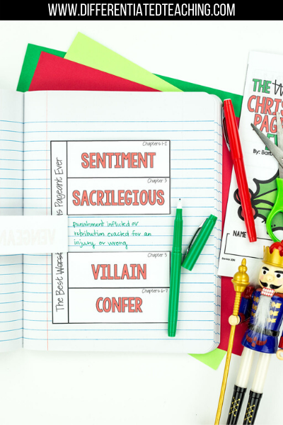 The Best Christmas Pageant Ever Novel Study - Differentiated Teaching with Rebecca Davies