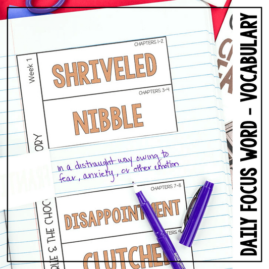 The Chocolate Touch Novel Study: Comprehension Questions & Vocabulary Activities for Readers - Differentiated Teaching with Rebecca Davies