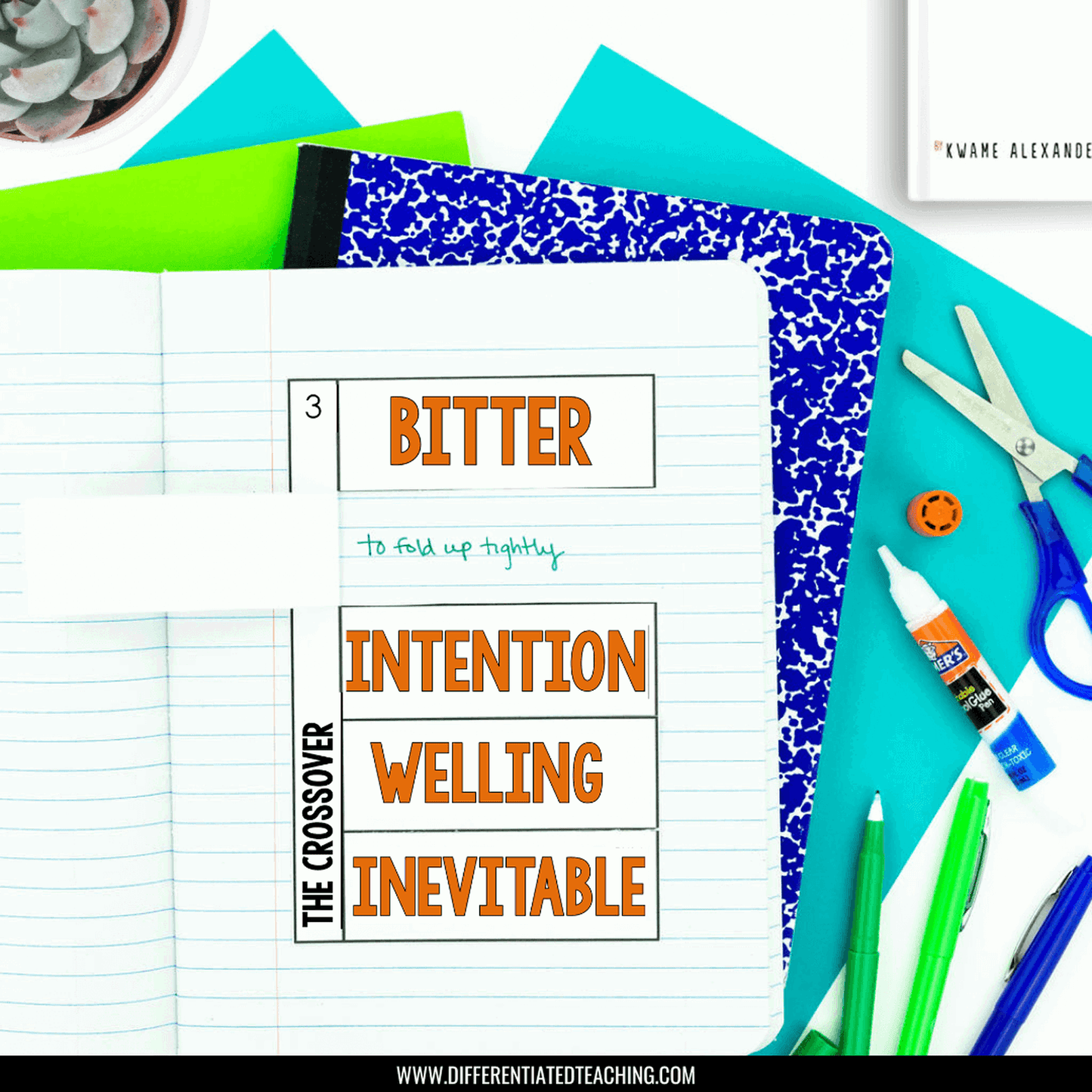 The Crossover by Kwame Alexander Novel Study Activities - Differentiated Teaching with Rebecca Davies