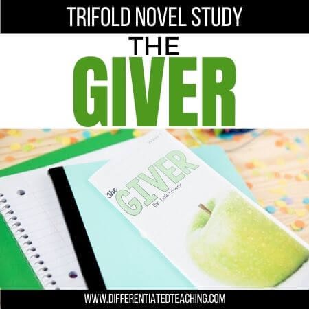 The Giver Novel Study - Differentiated Teaching with Rebecca Davies