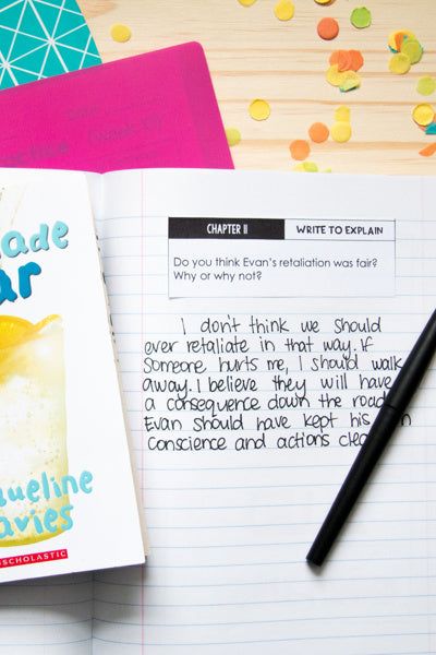 The Lemonade War Novel Study - Differentiated Teaching with Rebecca Davies