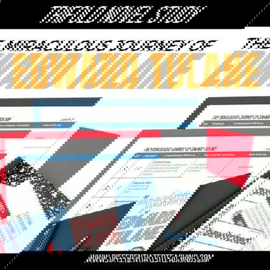 The Miraculous Journey of Edward Tulane Novel Study - Differentiated Teaching with Rebecca Davies