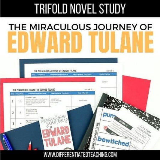 The Miraculous Journey of Edward Tulane Novel Study - Differentiated Teaching with Rebecca Davies
