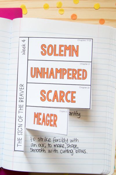 The Sign of the Beaver Novel Study - Differentiated Teaching with Rebecca Davies