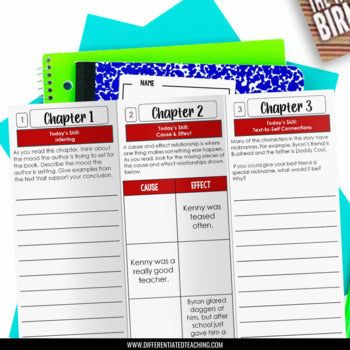 The Watsons Go to Birmingham Novel Study - Differentiated Teaching with Rebecca Davies