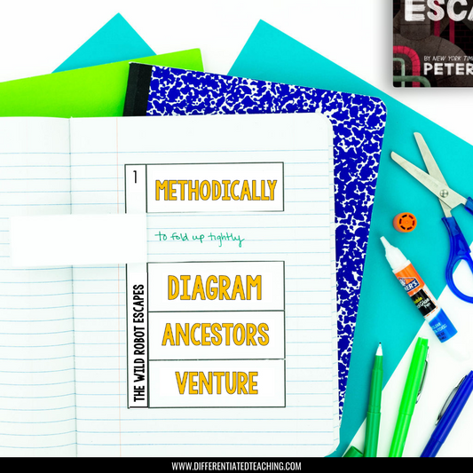 The Wild Robot Escapes Novel Study - Differentiated Teaching with Rebecca Davies