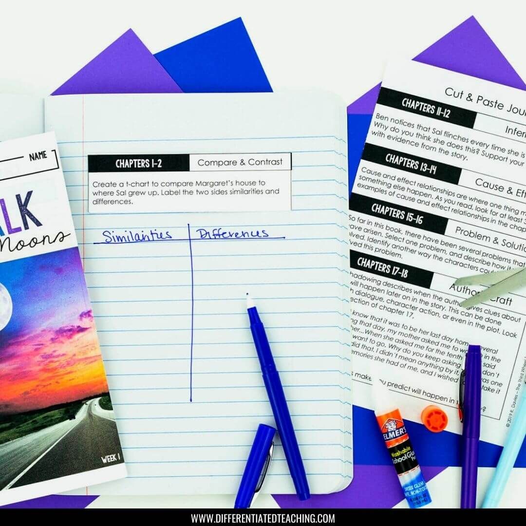 Walk Two Moons Novel Study - Differentiated Teaching with Rebecca Davies