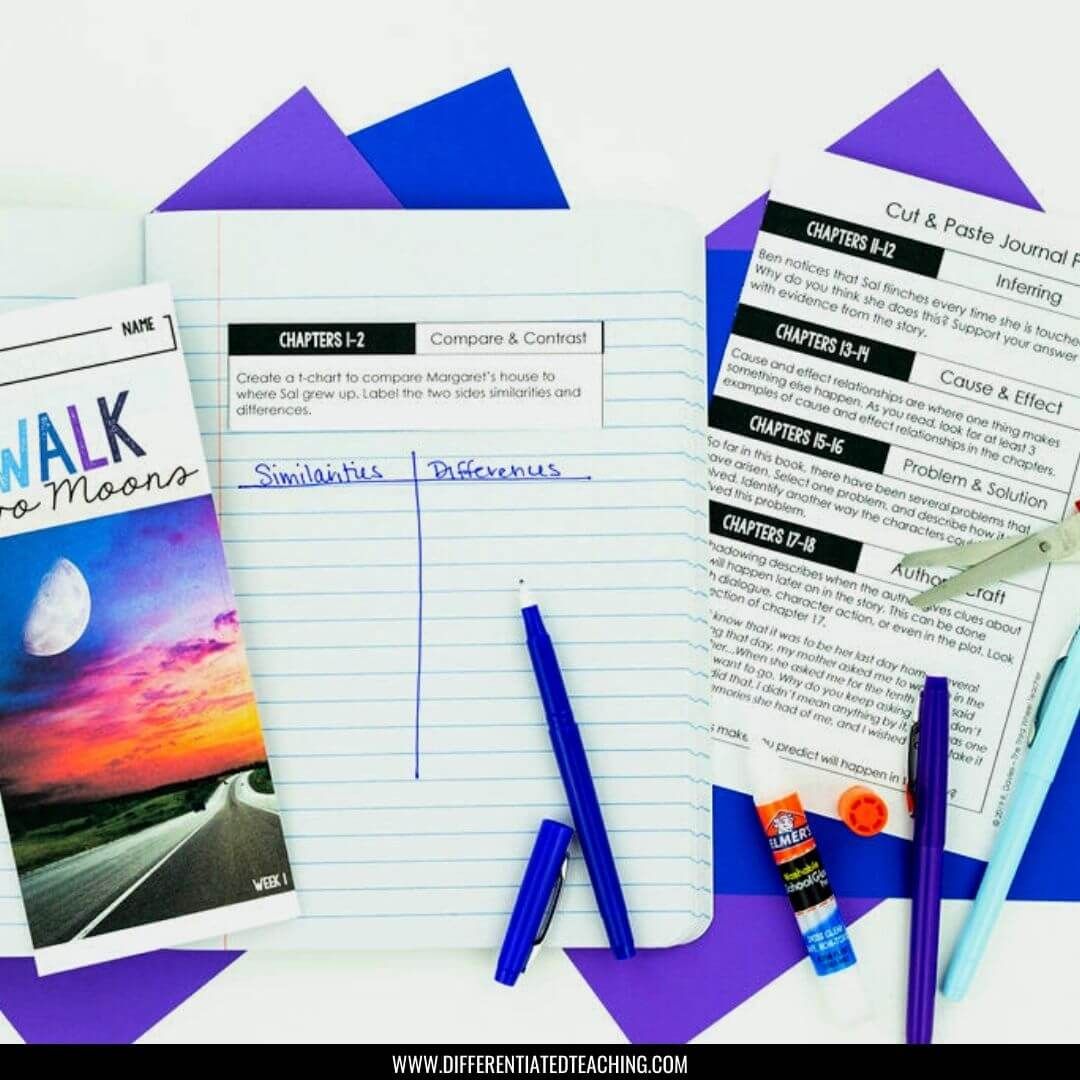 Walk Two Moons Novel Study - Differentiated Teaching with Rebecca Davies