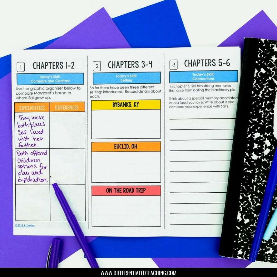 Walk Two Moons Novel Study - Differentiated Teaching with Rebecca Davies