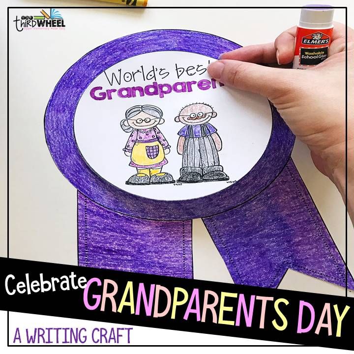World's Best Grandparent - A Grandparents Day Writing Craft - Differentiated Teaching with Rebecca Davies