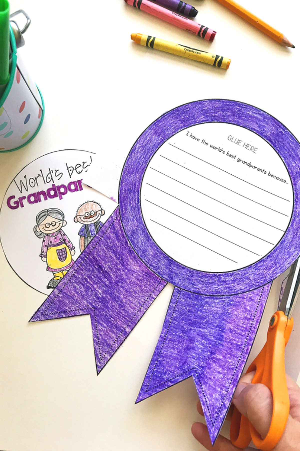 World's Best Grandparent - A Grandparents Day Writing Craft - Differentiated Teaching with Rebecca Davies