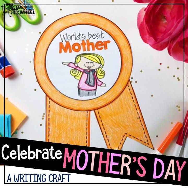 World's Best Mom - A Mothers Day Writing Craft - Differentiated Teaching with Rebecca Davies