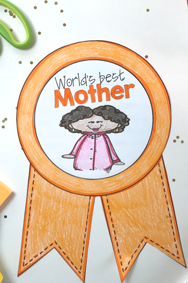 World's Best Mom - A Mothers Day Writing Craft - Differentiated Teaching with Rebecca Davies